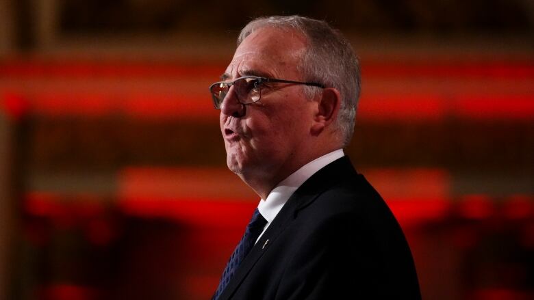 National Defence Minister Bill Blair speaks during the Ottawa Conference on Security and Defence in Ottawa on Thursday, March 7, 2024.