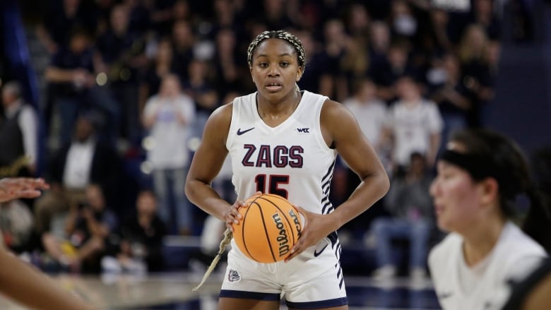 Gonzaga forward Yvonne Ejim grew up playing basketball in Calgary. She's leading her team in the NCAA tournament this month.