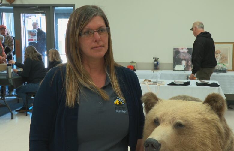 Christy Pool, pictured in this April 2024 photo, is the President of Crowsnest Pass Bear Smart.