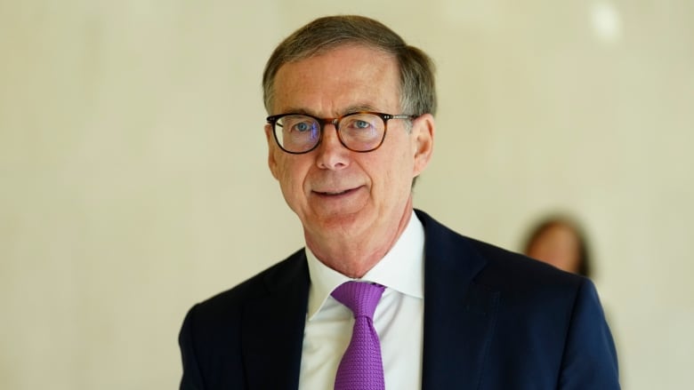 Bank of Canada Governor Tiff Macklem arrives to appear as a witness at a House of Commons Finance Committee in Ottawa on Thursday, May 2, 2024.