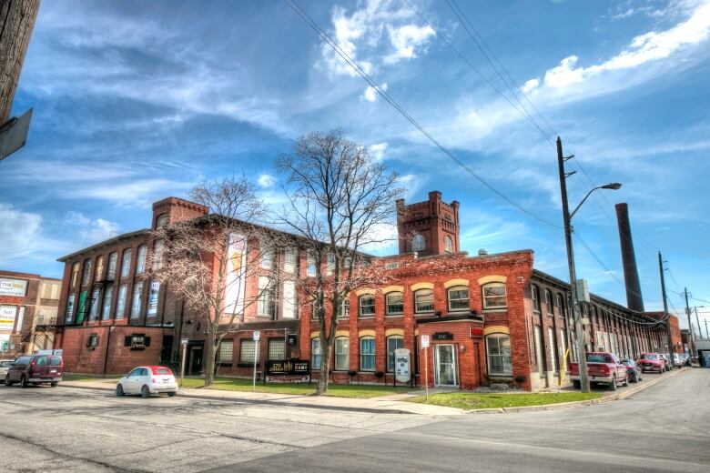 An old factory converted into a gallery and artist space. 