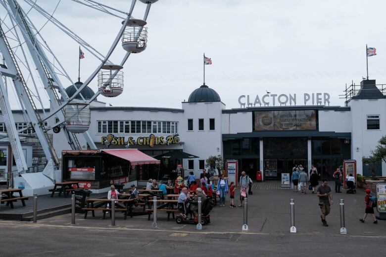 The pier at Clacton-on-Sea,  where Nigel Farage is hoping to get elected to Parliament on his eighth try.