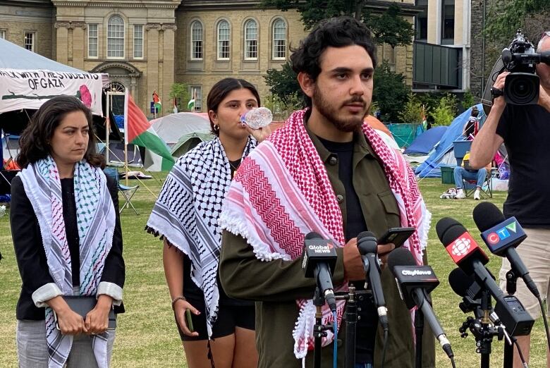 Mohammad Yassin, a protest organizer with U of T Occupy for Palestine, said the injunction 'changes nothing' about the injustice against which the students are fighting.