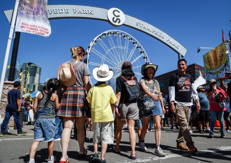 Stampede CEO Joel Cowley is encouraging all attendees to head indoors, if they feel any signs of heat stress.