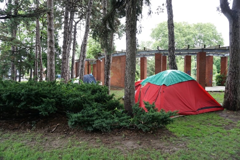 tents in park