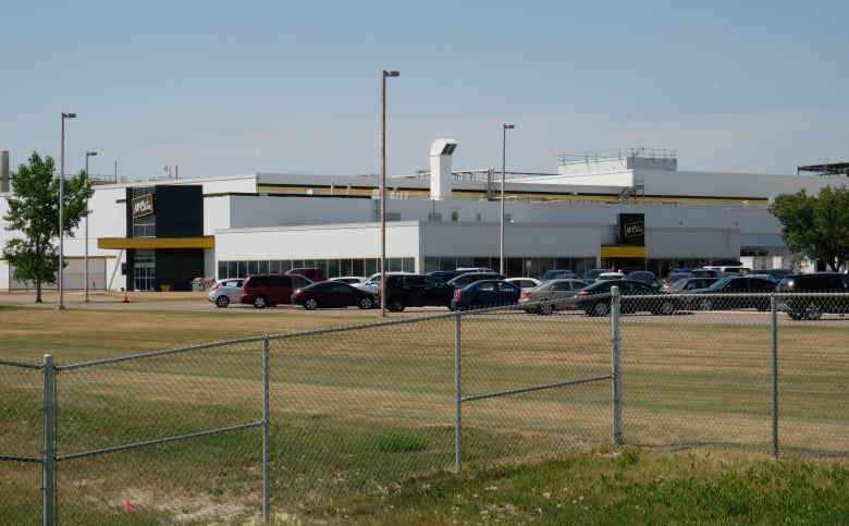 The McCain Foods plant is pictured near Coaldale, Alta.