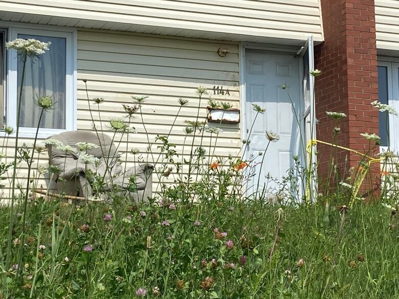 Police cordoned off a section of an apartment complex on MacAulay's Lane in Sydney while they continue to investigate a suspicious death inside one of the units.