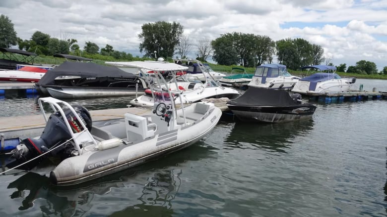 Several boats docked