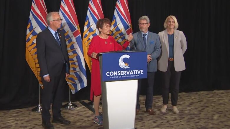 Richmond North Centre MLA Teresa Wat says she is joining John Rustad'sB.C. Conservatives.