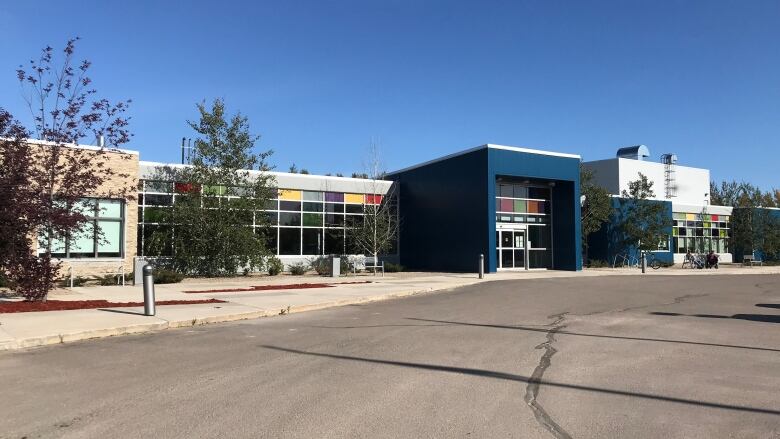 The Hay River Regional Health Centre is pictured on a clear, sunny day. 