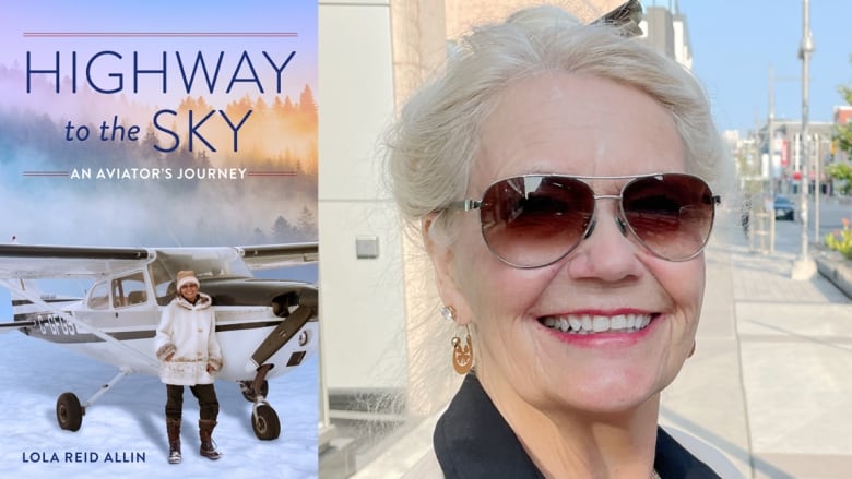 A book beside a picture of a smiling woman.