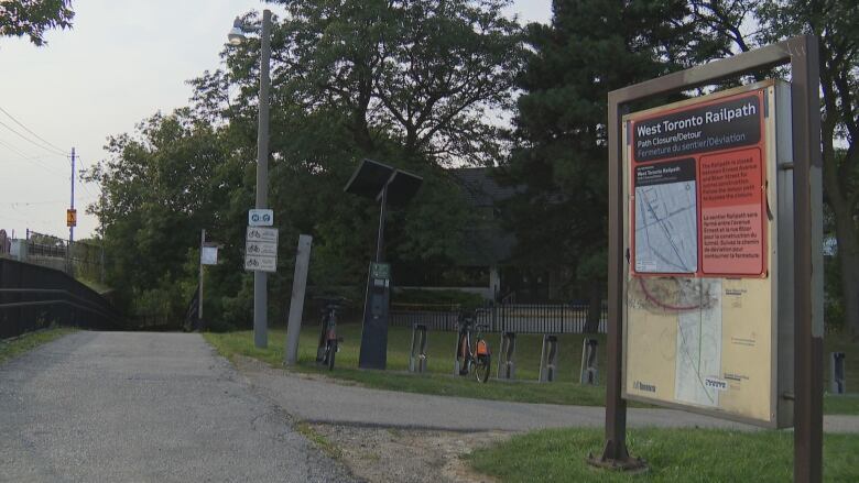 Photo of a walking trail railpath