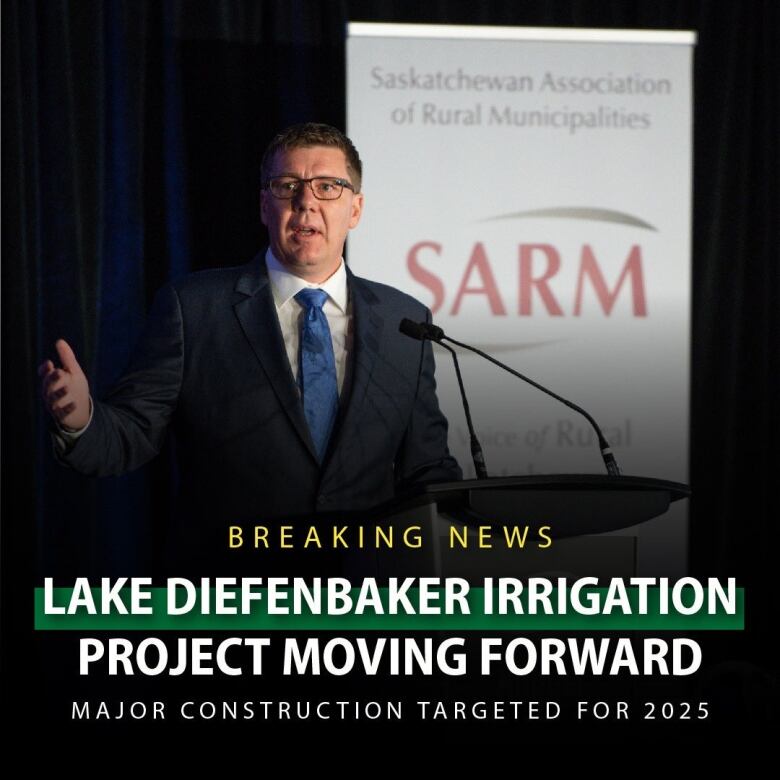 In March, Premier Scott Moe announced the Lake Diefenbaker Irrigation Project is moving forward. 