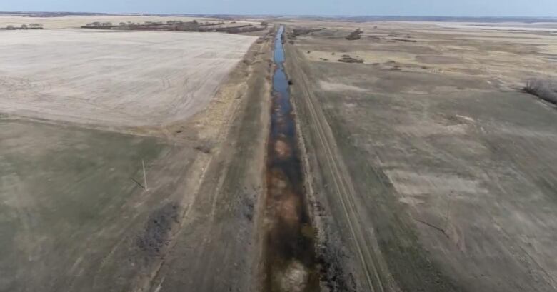 A YouTube video produced for the Water Security Agency, shows drone footage of the unfinished irrigation canals that the province wants to refurbish and put into service. 