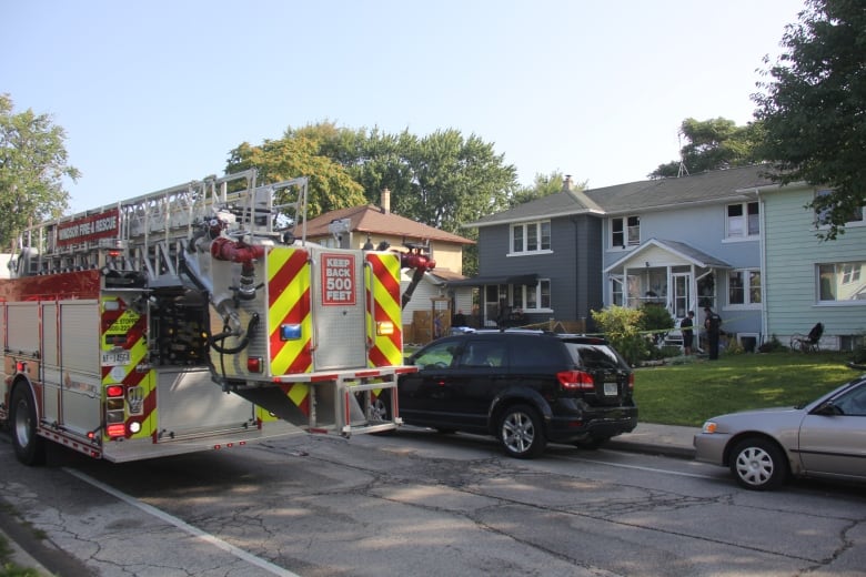 House fire on Bruce Avenue Thursday morning in Windsor, Ont.