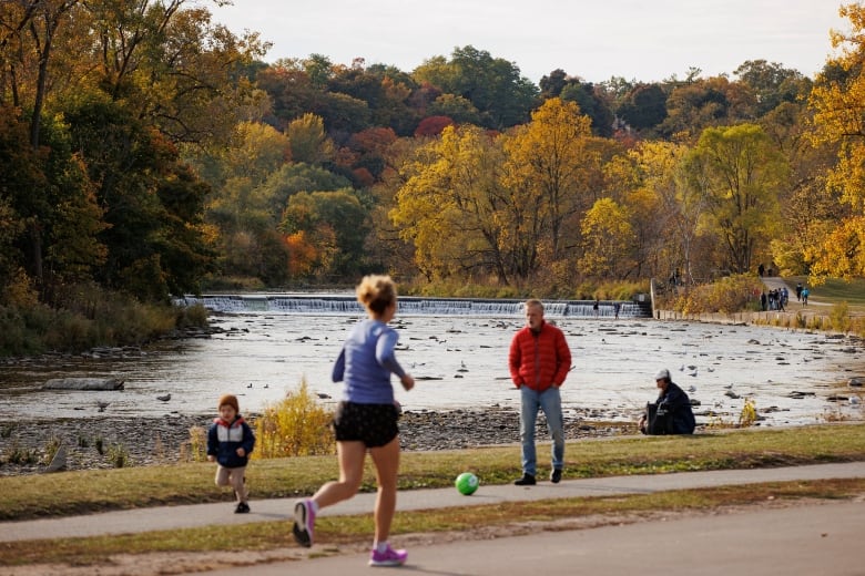 These were the fall colours are seen in Etienne Brul Park, in Toronto, on Oct. 23, 2023.