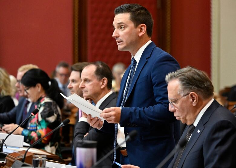 Quebec Justice Minister Simon Jolin-Barrette at National Assembly