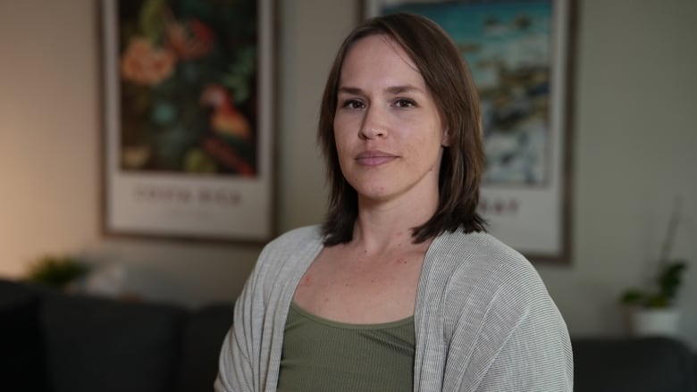 Beth Marchant is pictured inside her home. 