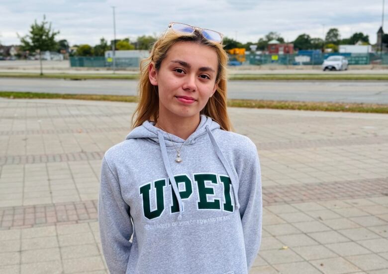 Alli White helped volunteer with a local elementary school at Monday's event. The Grade 12 Montcalm student says she gave a presentation at her school last week about the National Day for Truth and Reconciliation.