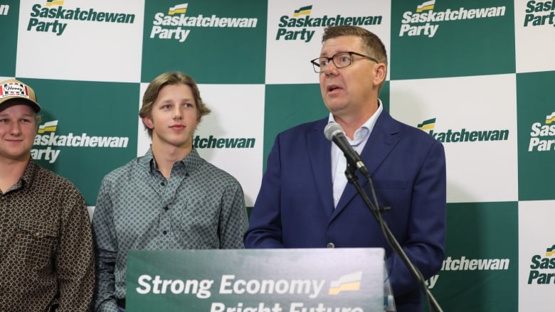 Saskatchewan Party Leader Scott Moe promised to increase the grad retention program if elected.