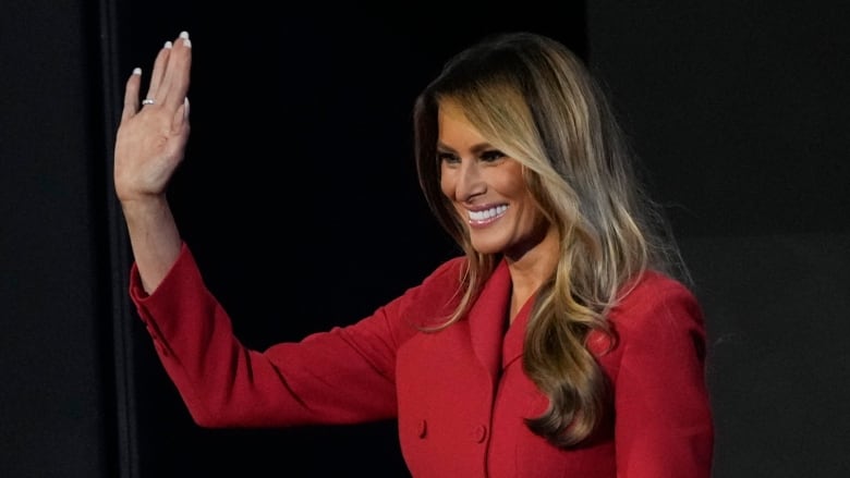 Melania Trump is seen attending the Milwaukee-hosted Republican National Convention in July.