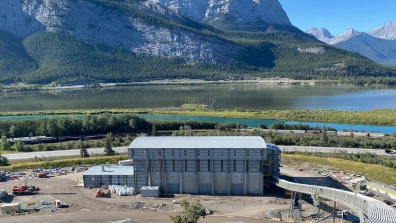 Cement producer Lafarge Canada has installed a new facility at its Exshaw, Alta. plant, shown in a handout photo, that will use construction waste to reduce the plant's reliance on fossil fuels. 