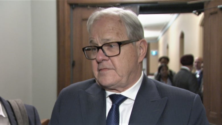 Lawrence MacAulay in the Parliament buildings.