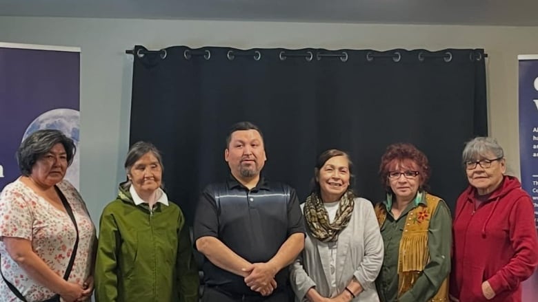 Aklavik band council smiles and poses for picture