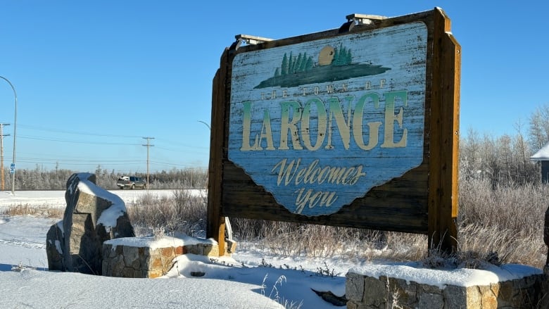 La Ronge welcome sign