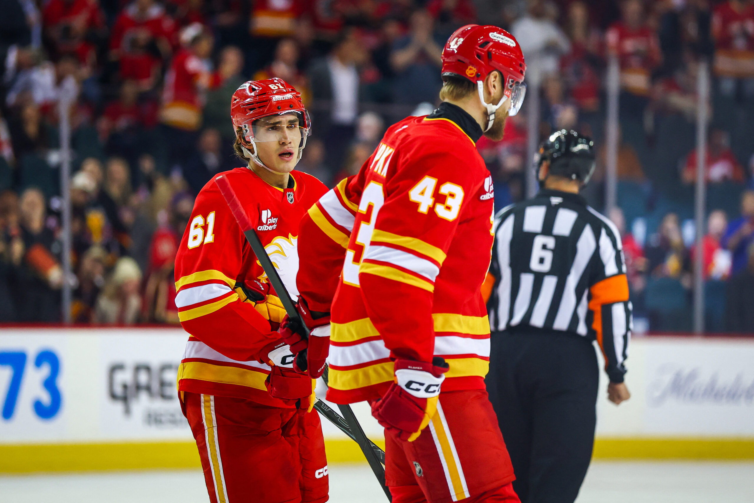 Flames Rise to Challenge Without Captain, Prove Depth Against Wild